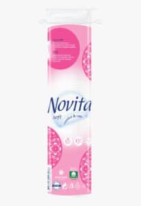 NOVITA Soft Диски ватні косметичні, 100шт.