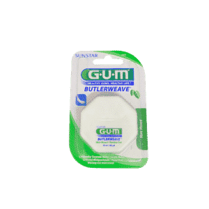 Зубна нитка GUM BUTLERWEAVE MINT WAXED, м’ятна вощина, 55м