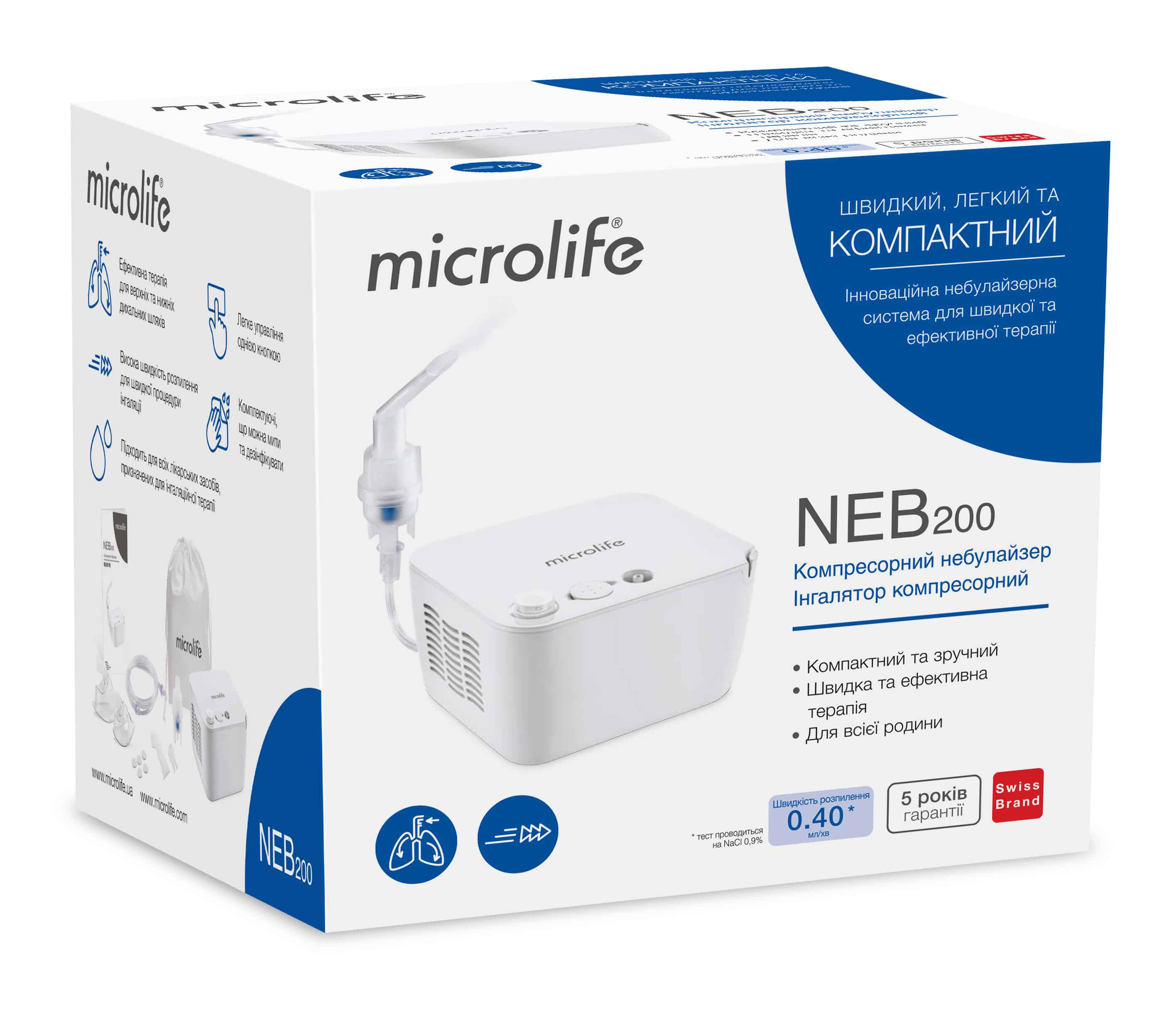 Компрессорный ингалятор Microlife NEB 200