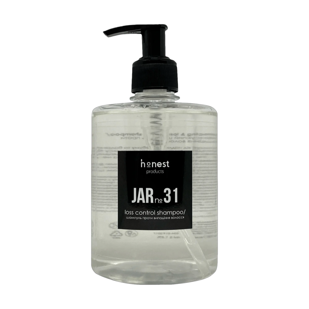 Балансуючий шампунь проти випадіння волосся JAR №31 від honest products, 500мл