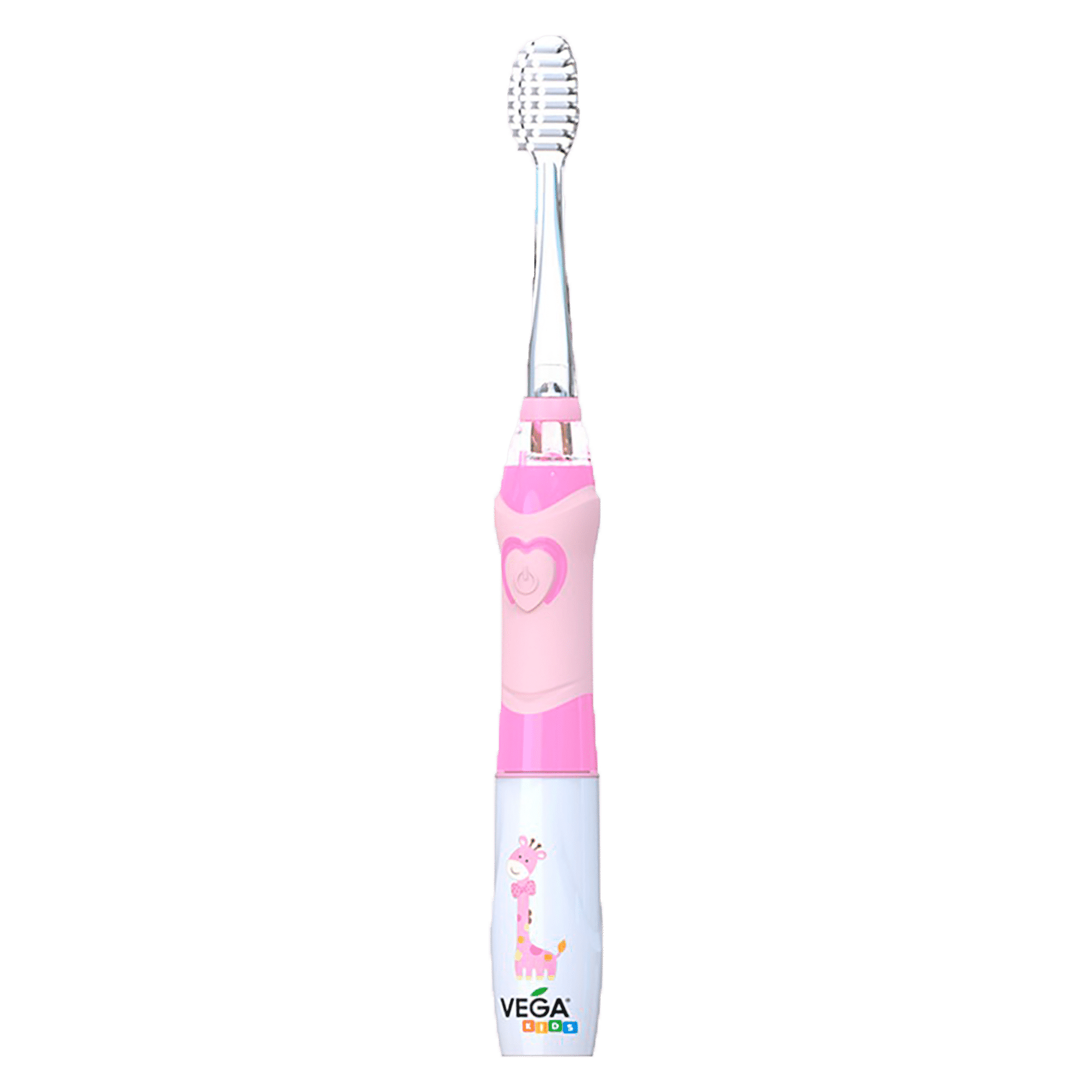 Электрическая детская звуковая зубная щетка Vega Kids VK-400B LIGHT-UP (розовая)