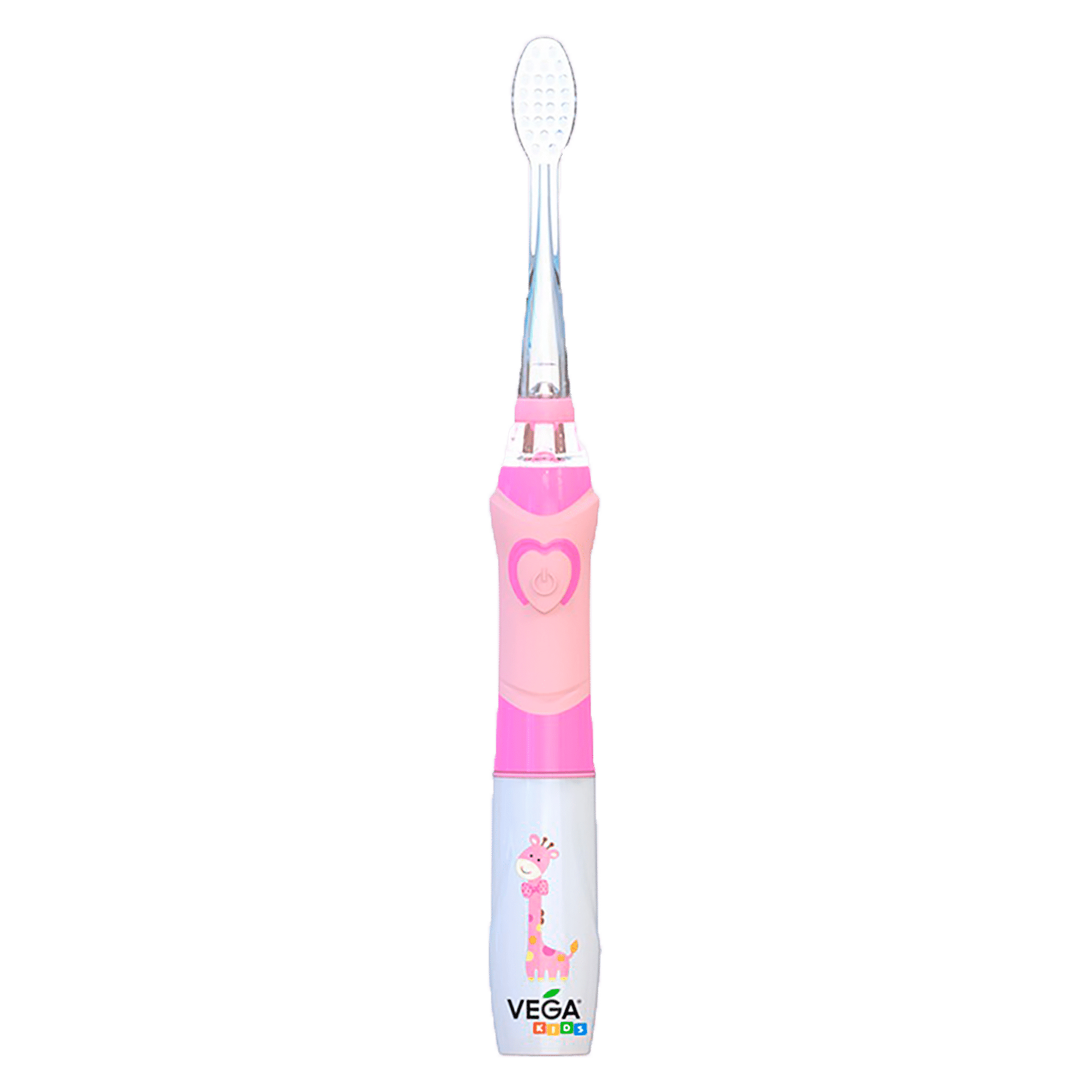 Электрическая детская звуковая зубная щетка Vega Kids VK-400B LIGHT-UP (розовая)