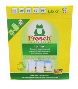 FROSCH Пральний порошок-концентрат Цитрус, 1.35кг