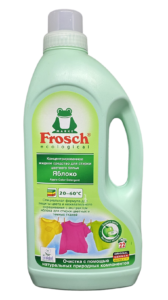 FROSCH Концентрований рідкий засіб для прання кольорової білизни Яблуко, 1.5л