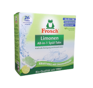 FROSCH Таблетки для миття посуду в ПММ Лимон 20г, 26шт