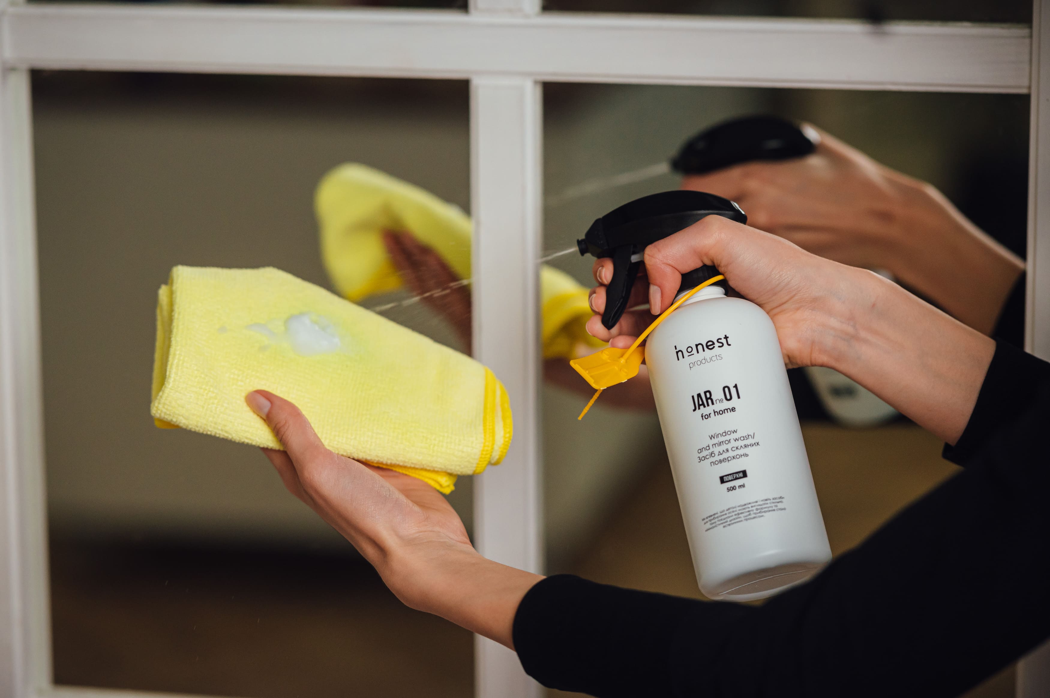 Средство пенное для стеклянных поверхностей JAR №01 від honest products for home, 500мл