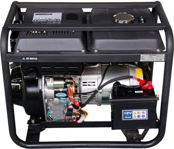 Генератор дизельный ITC Power 6500W AVR einphasig DG7800LE, черный