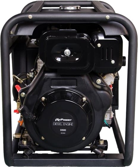 Генератор дизельный ITC Power 6500W AVR einphasig DG7800LE, черный