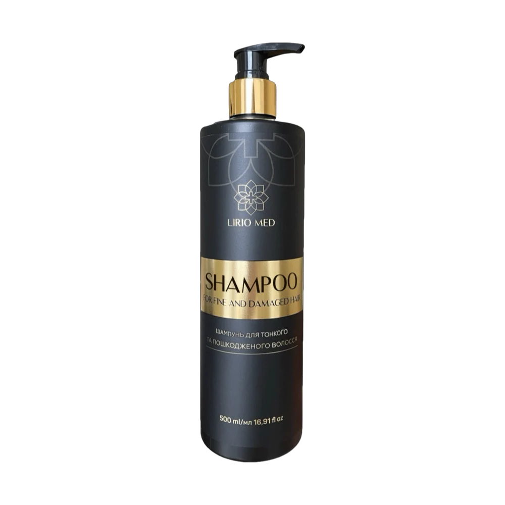 Шампунь для тонкого та пошкодженого волосся Lirio Med, 500мл