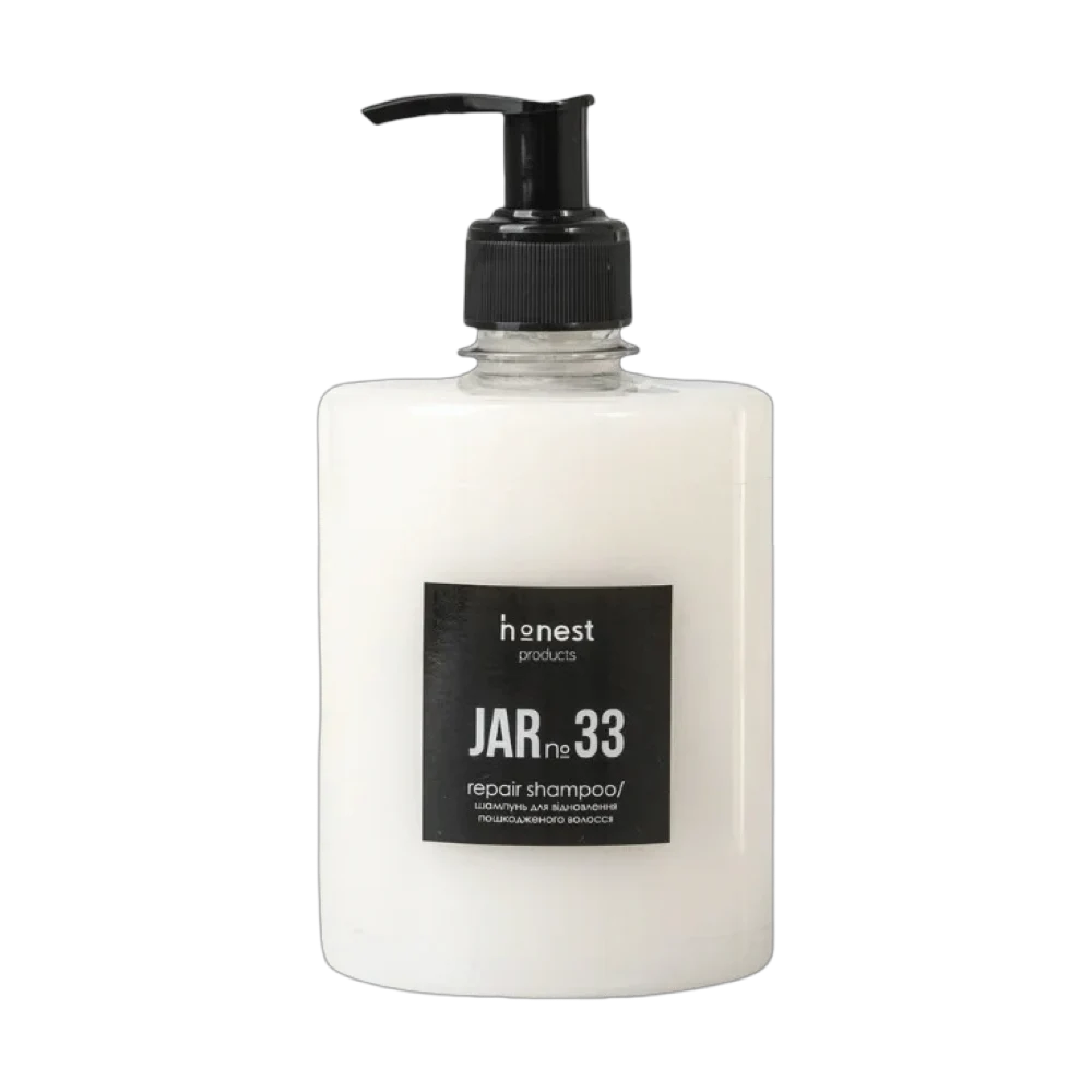 Шампунь для відновлення пошкодженого волосся JAR №33 від honest products, 500мл