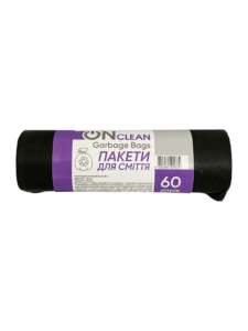 Пакет для сміття “OnClean Bag”, 60л, 10шт.