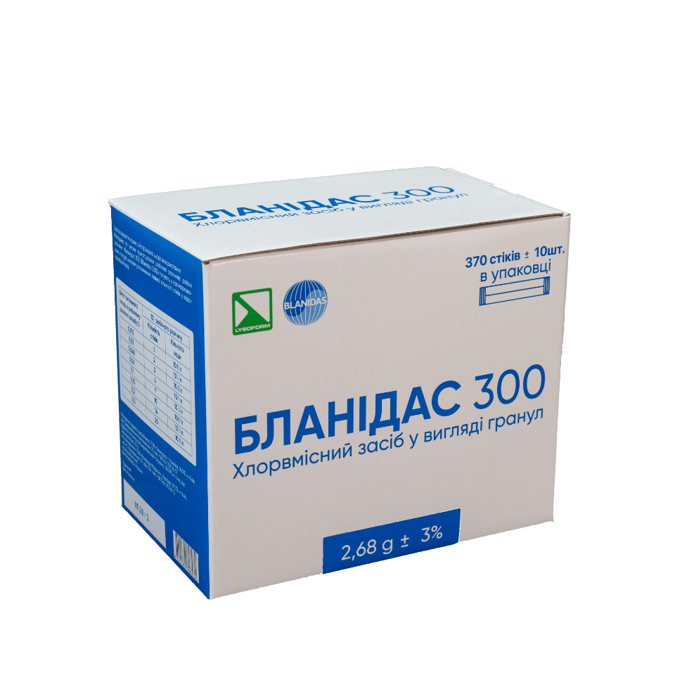Бланидас 300 (гранулы), 370 стиков