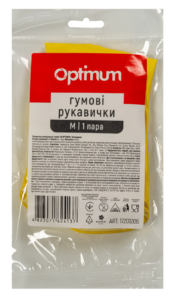 Pro Рукавички універсальні латексні Optimum, 1 пара, М