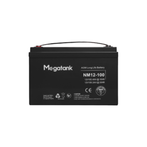 Кислотний акумулятор 12В 100А*год (1200 Вт*год) для UPS / ДБЖ, батарея AGM Megatank 12V 100Ah