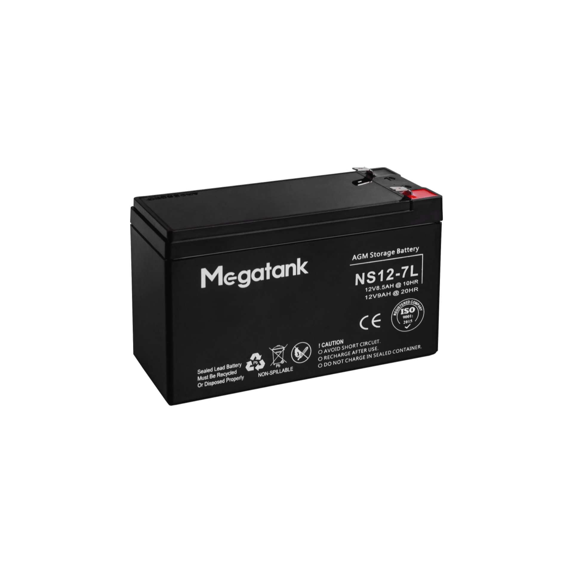 Гелевый аккумулятор 12В 7А*ч (84 Вт*ч) для UPS / ИБП, батарея Gel Megatank 12V 7Ah