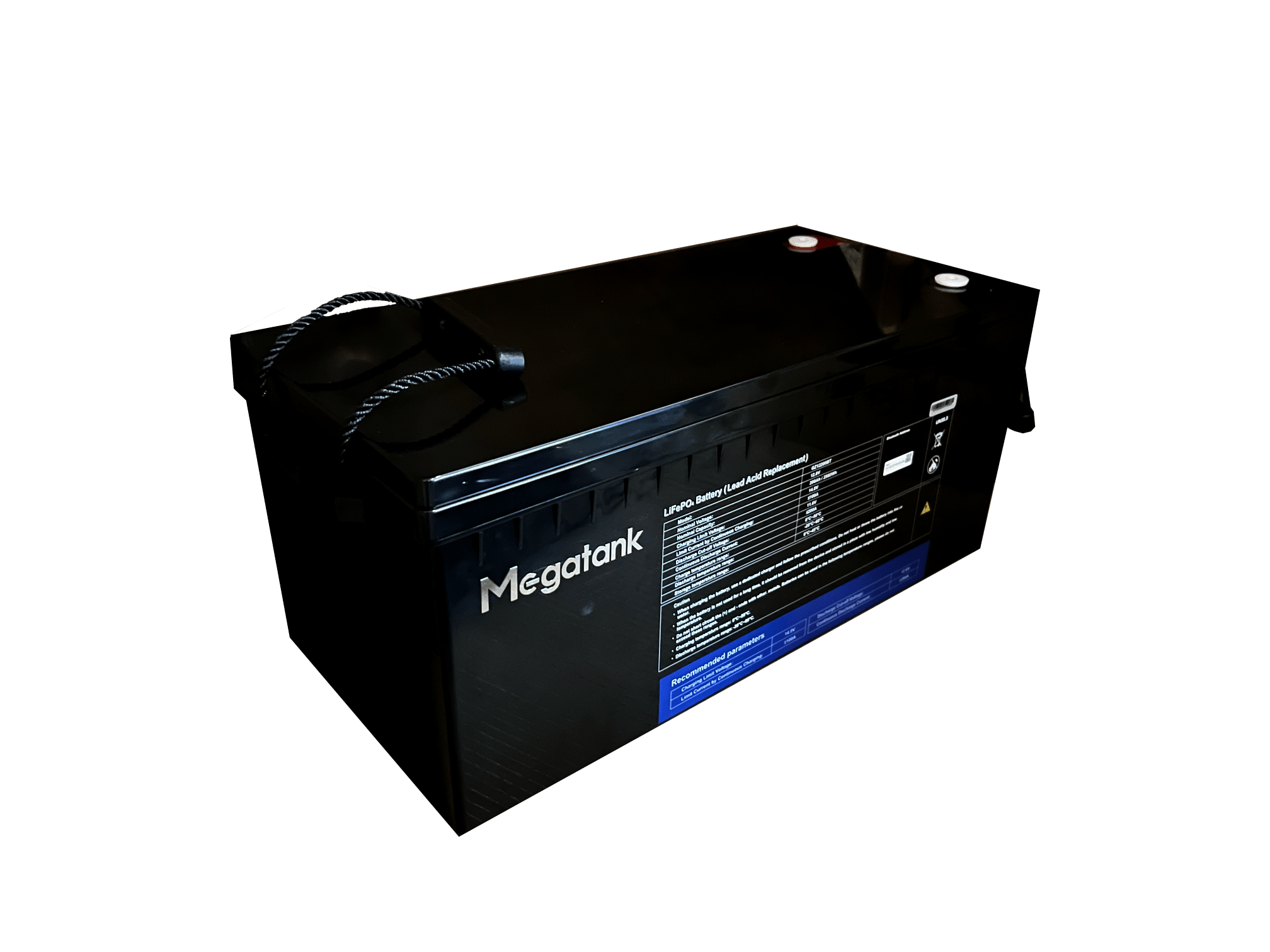 LiFePo4 акумулятор 12В 200А*год (2400 Вт*год) для UPS / ДБЖ, батарея LiFePo4 Megatank 12V 200Ah