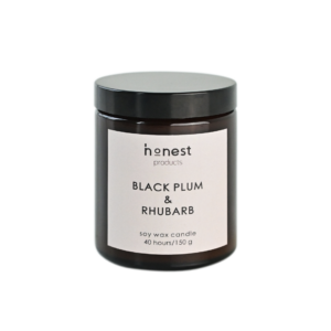 honest products соєва свічка black plum, 150гр