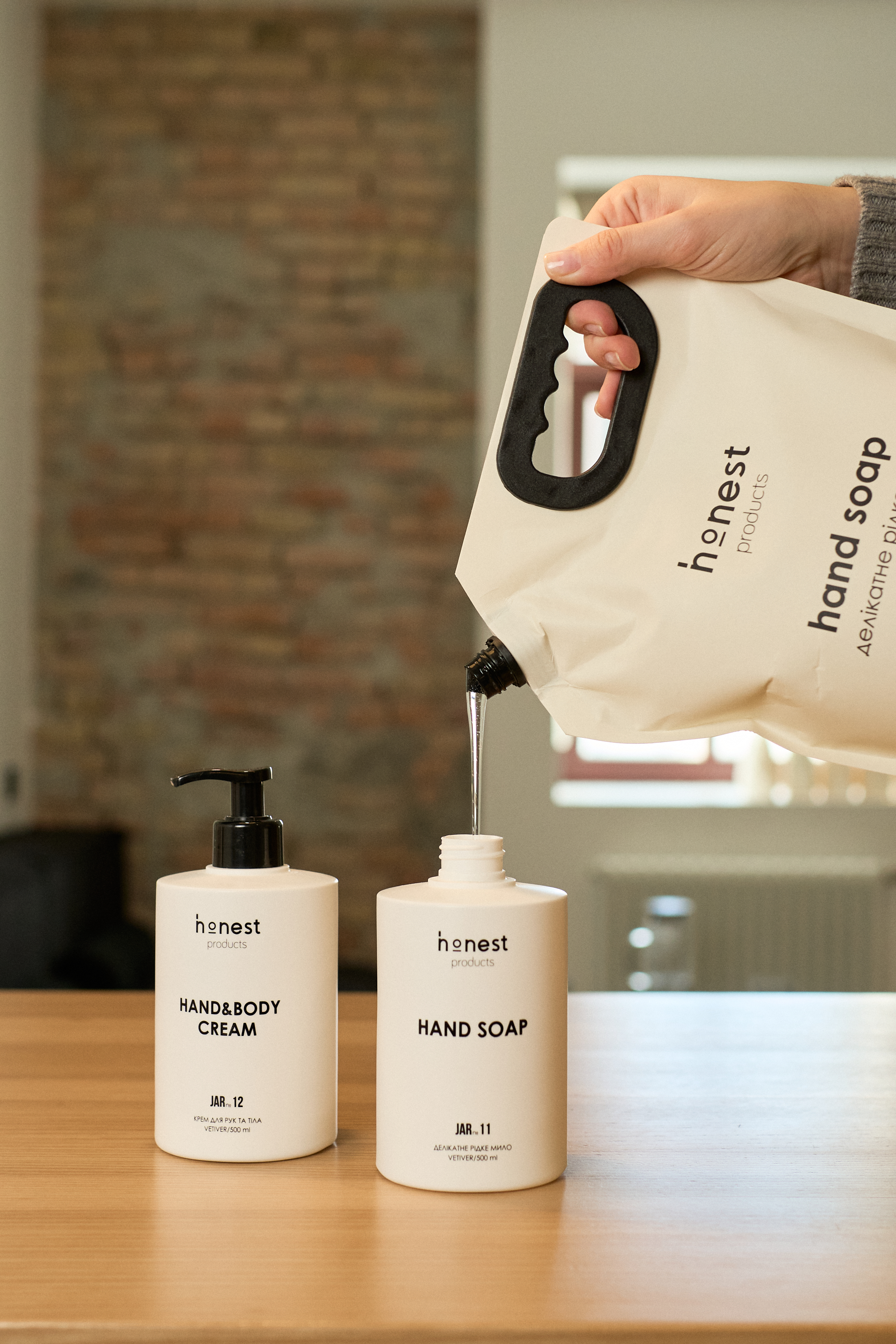 Набор для мойки рук hand soap refill vetiver set