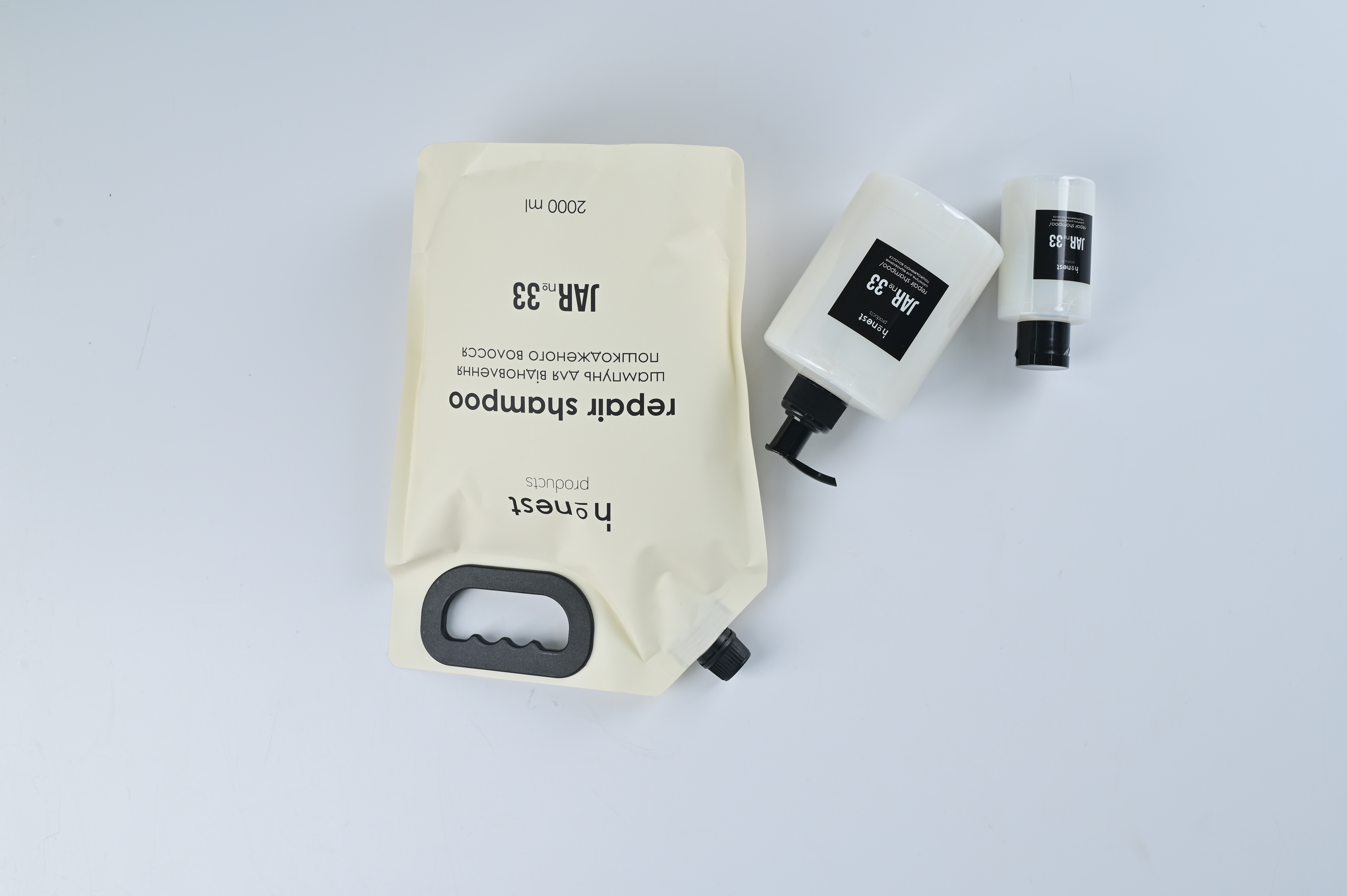 Шампунь для восстановления поврежденных волос JAR №33 от honest products, 100мл
