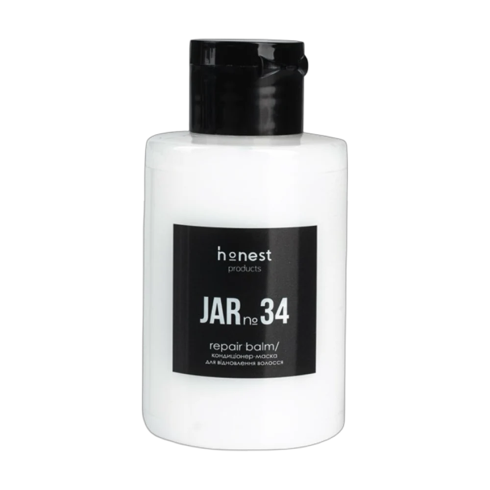 Кондиціонер-маска для відновлення пошкодженого волосся JAR №34 від honest products, 100мл