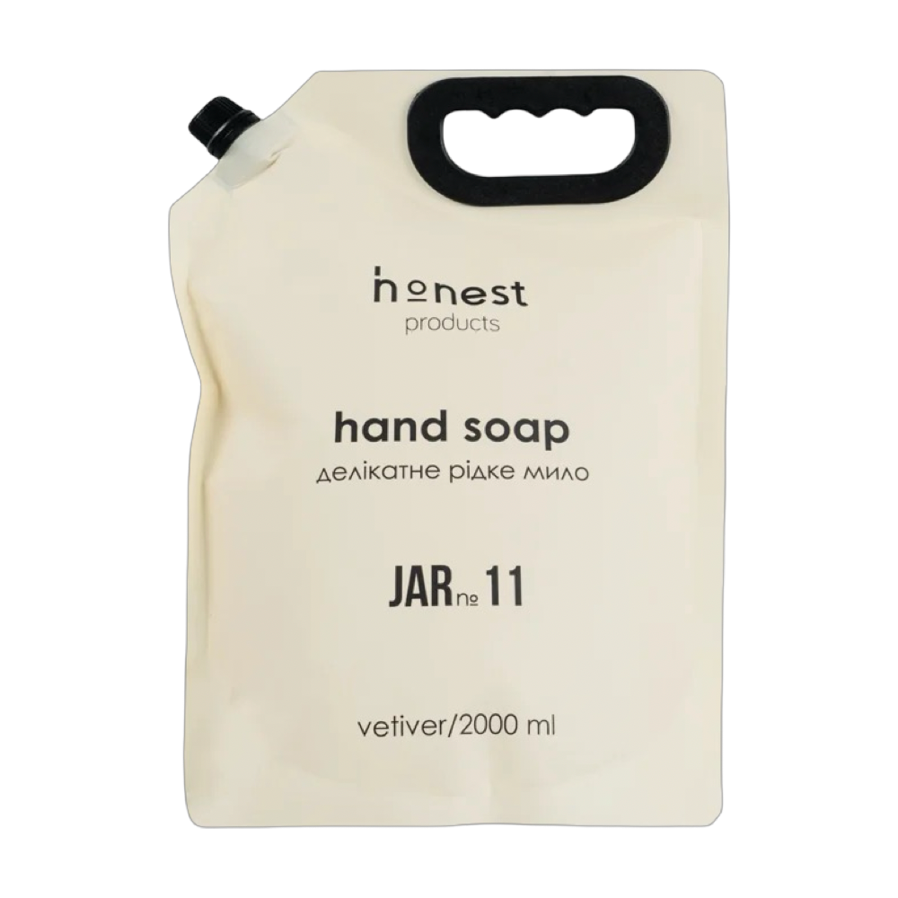 Делікатне рідке мило JAR №11 vetiver від honest products, 2л