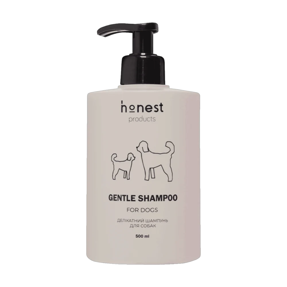 Делікатний шампунь для собак від honest products, 500мл