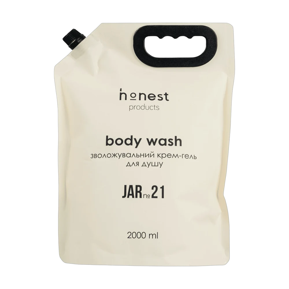 Зволожуючий крем-гель для душу JAR №21 vanilla від honest products, 2л