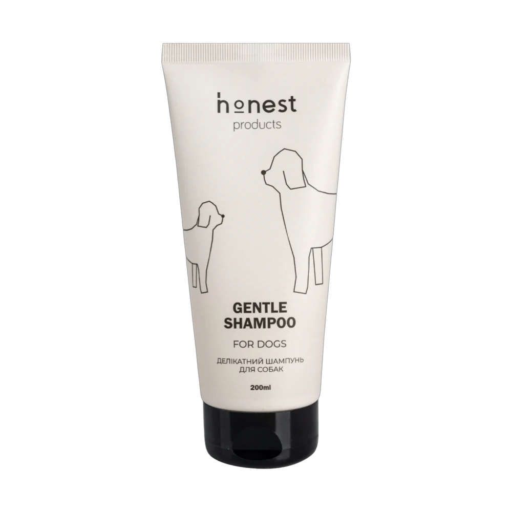 Делікатний шампунь для собак від honest products, 200мл
