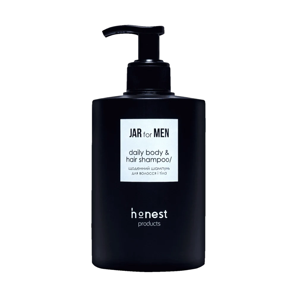 Щоденний шампунь для волосся і тіла Jar for Men від honest products, 500мл