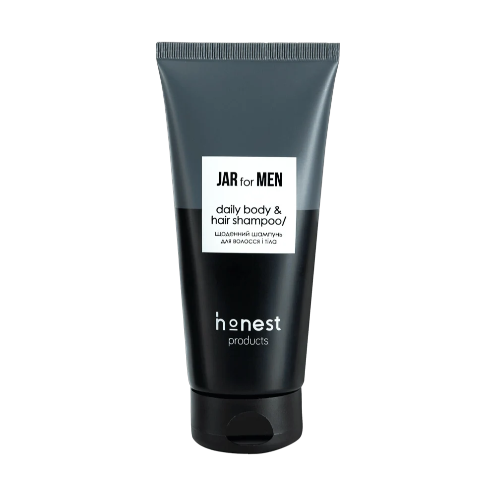 Щоденний шампунь для волосся і тіла Jar for Men від honest products, 200мл
