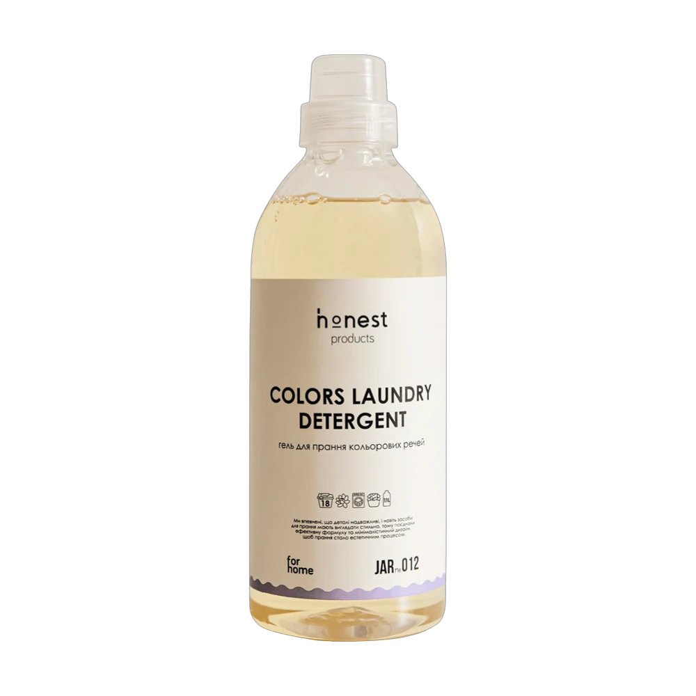 Гель для прання кольорових речей JAR №012 від honest products for home,  1л