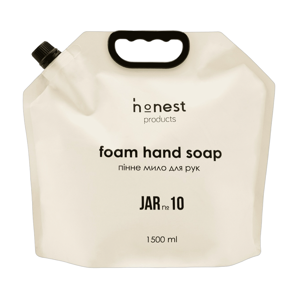 Пінне мило для рук JAR №10 від honest products, 1,5л